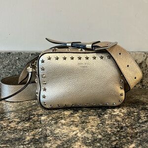 Jimmy Choo Metallic Leather Crossbody